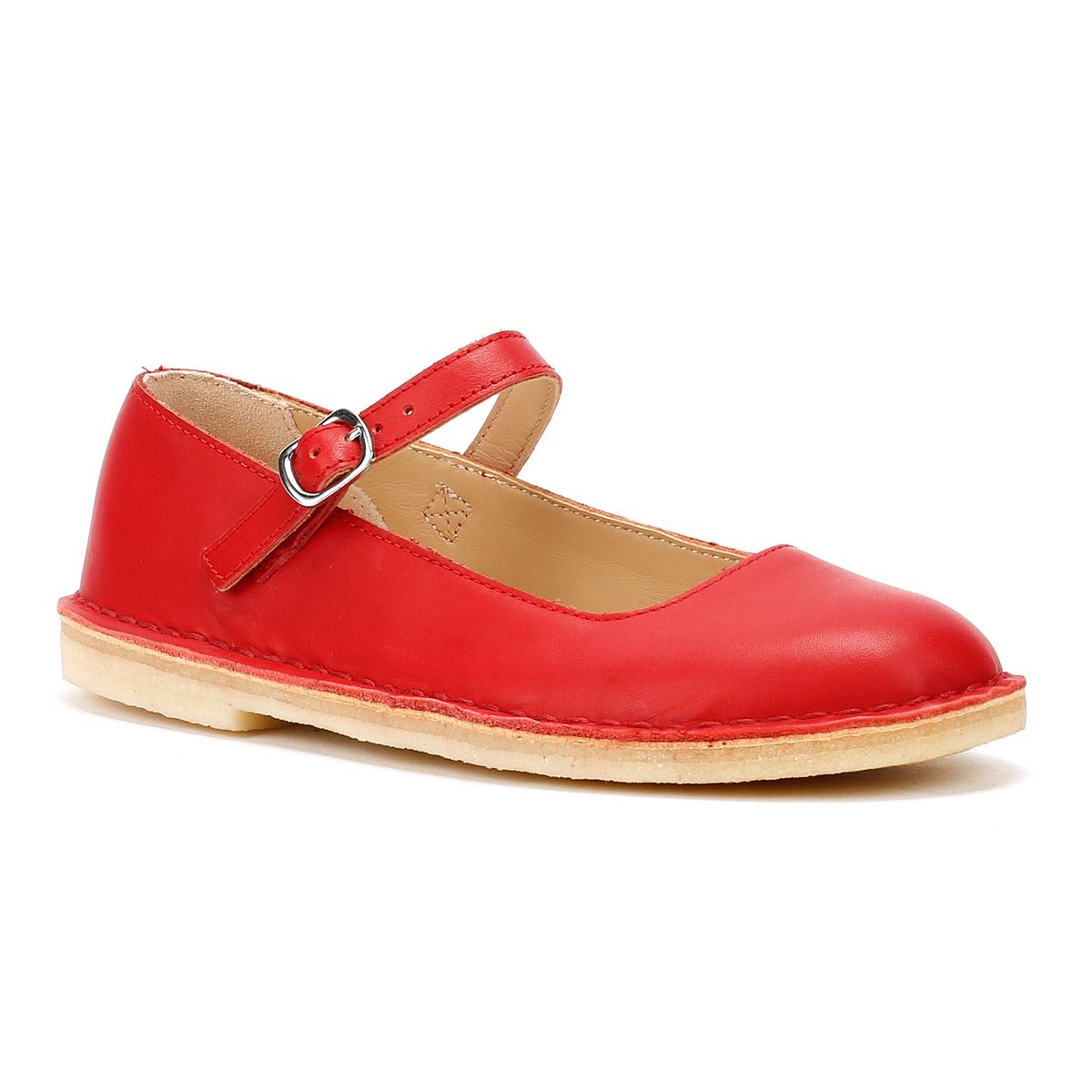 Clarks Originals Desert Jane Damen Lederschuhe In Rot