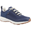 Cotswold Compton Recyceltes Kunststoff Synthetik Pu Damensneaker In Marineblau