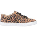 Hush Puppies Tessa Wildleder Damen Leoparden-Sneakers