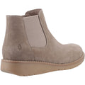 Hush Puppies Leonie Damen Wildleder Stiefeletten in Taupe Flach