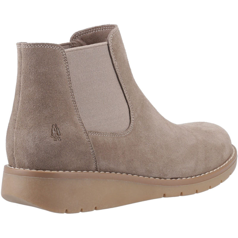 Hush Puppies Leonie Damen Wildleder Stiefeletten in Taupe Flach
