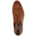 Dune Superior Wildleder Herren Braune Brogues-Schuhe