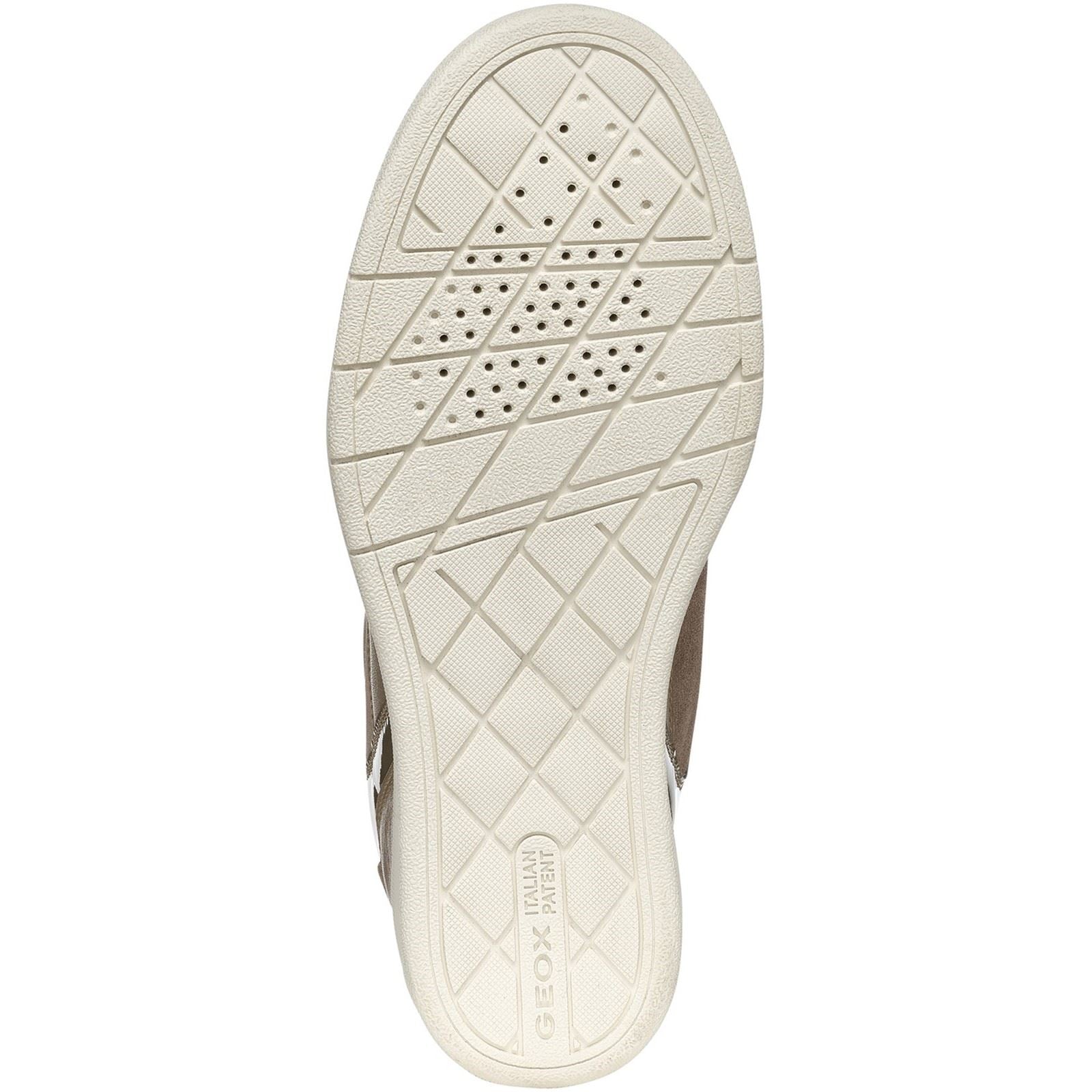 Geox D Maurica Damen Dunkelbraune Sneakers