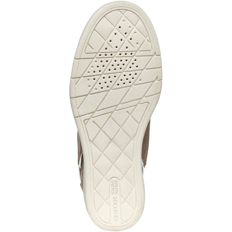 Geox D Maurica Damen Dunkelbraune Sneakers