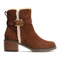 TOMS Hailey Buckle Wildleder Damen Braune Stiefel