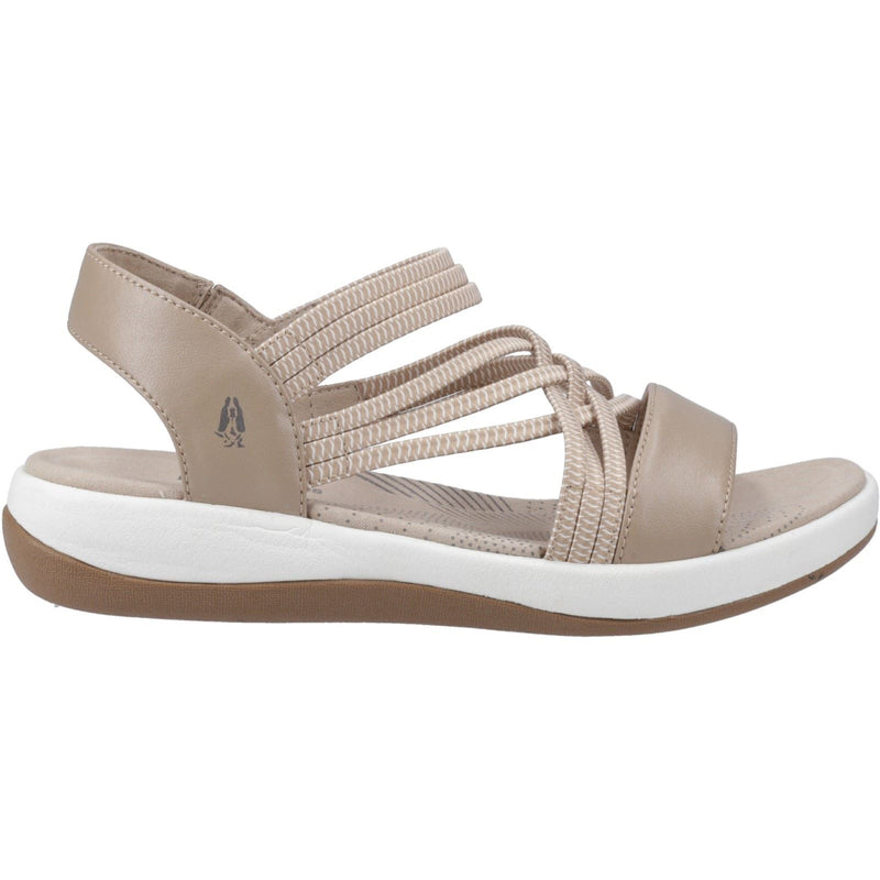 Hush Puppies Susanna Damen Sandalen Aus Leder In Taupe