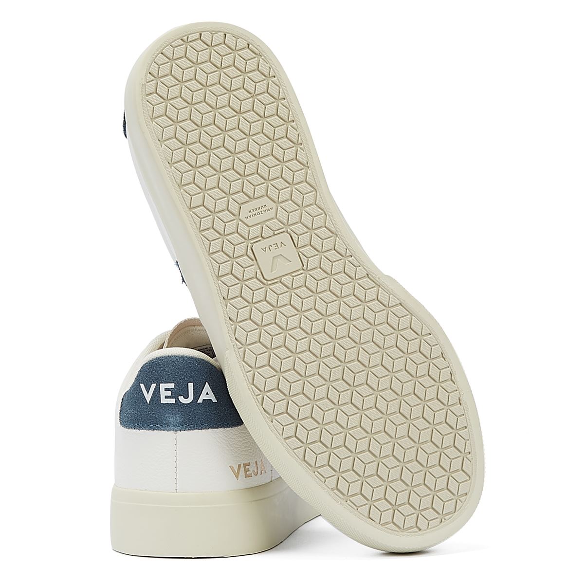 Veja Damen-Turnschuhe Campo California In Weiß/Blau