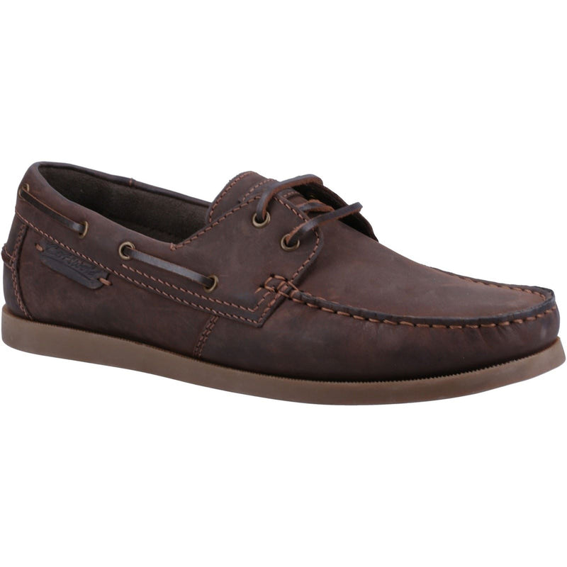 Cotswold Bartrim Leder Herren Braune Bootsschuhe