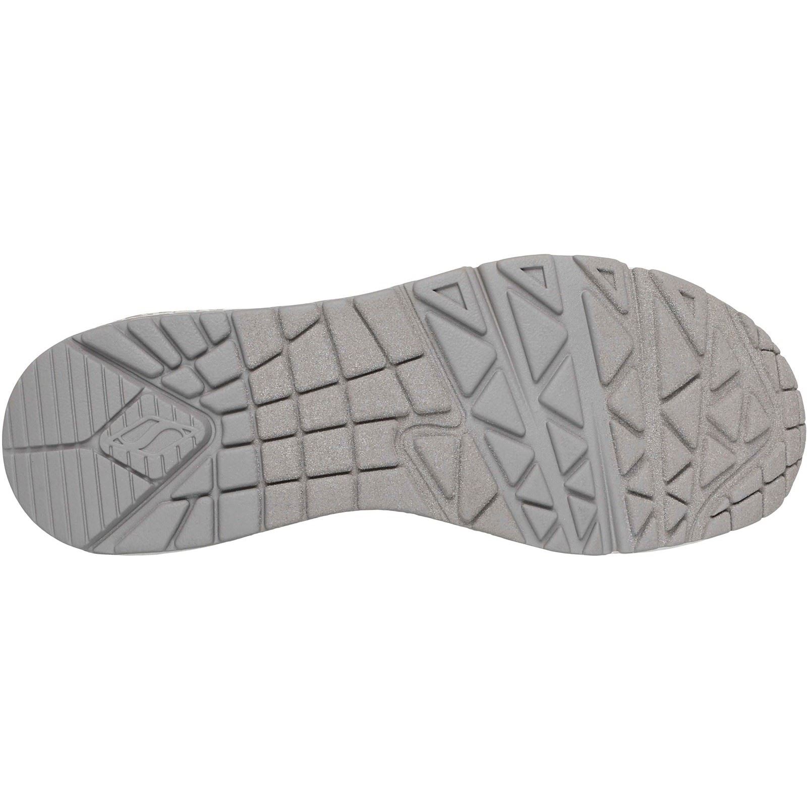 Skechers Uno Safari Time Polyurethan Damen Weiß/Leopard Sneaker