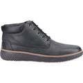 Hush Puppies Kian Herren Schwarze Farbe Leder Knöchelstiefel