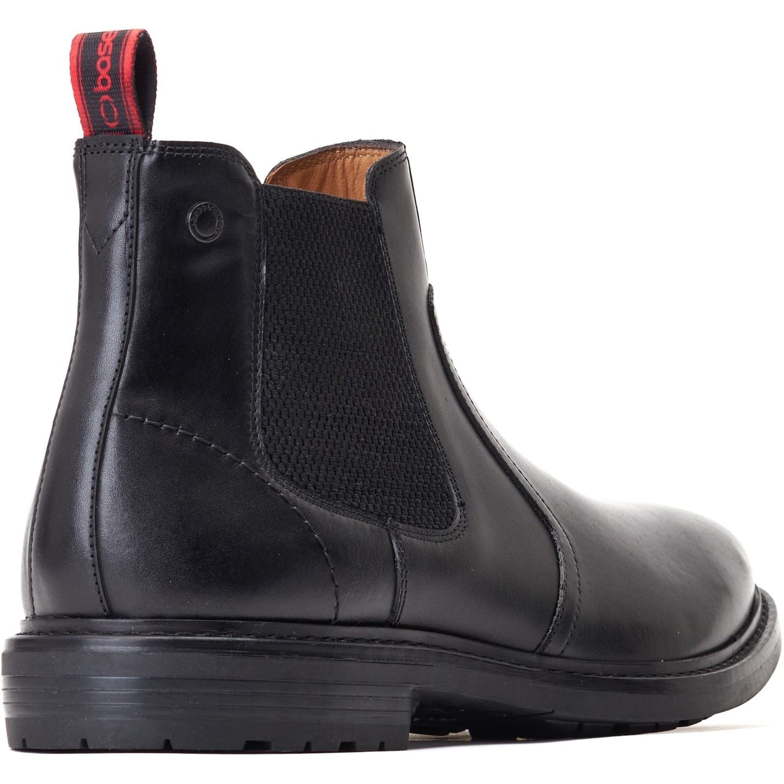 Base London Bloom Schwarze Farbe Herrenlederstiefel