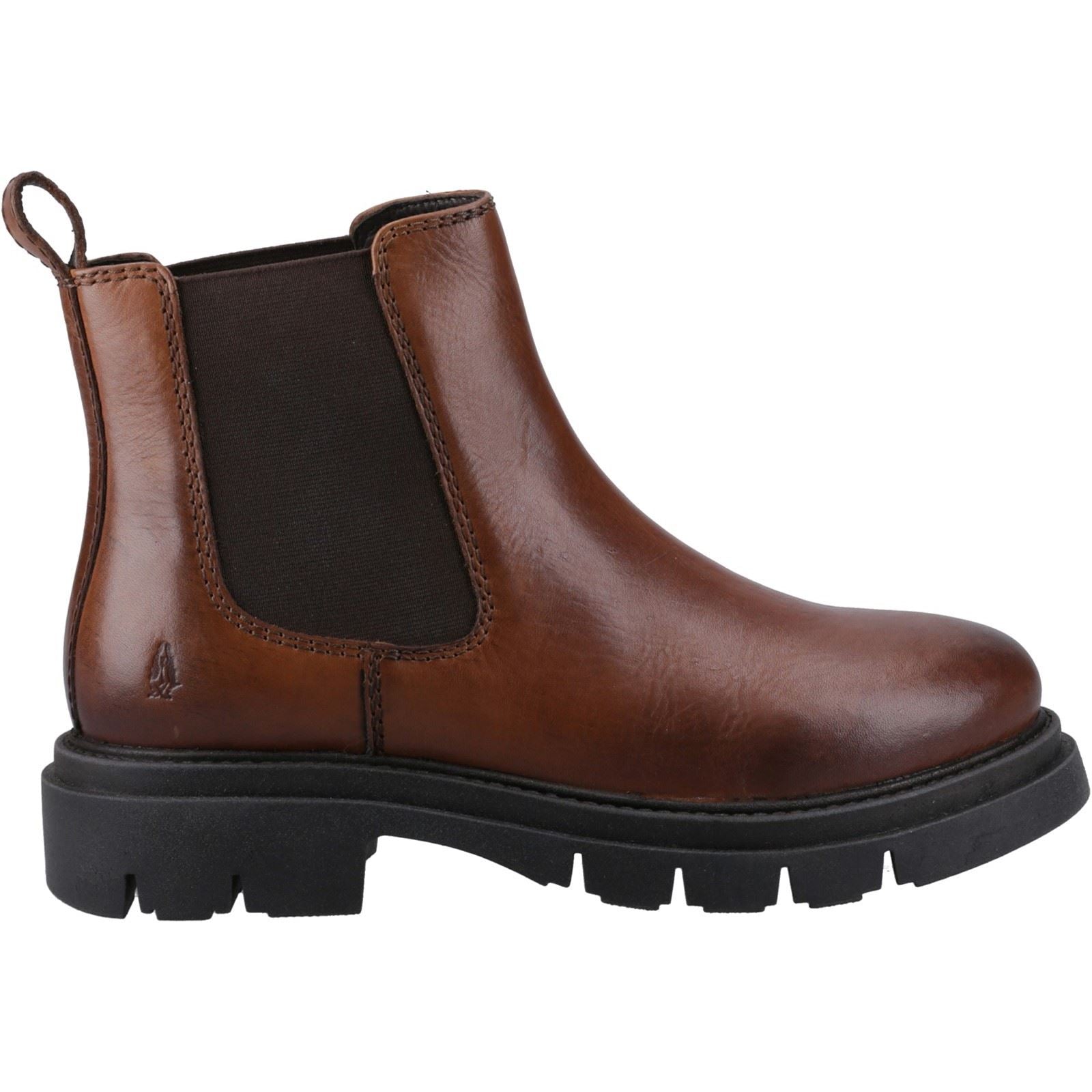 Hush Puppies Raya Chelsea Damenstiefel Aus Braunem Leder