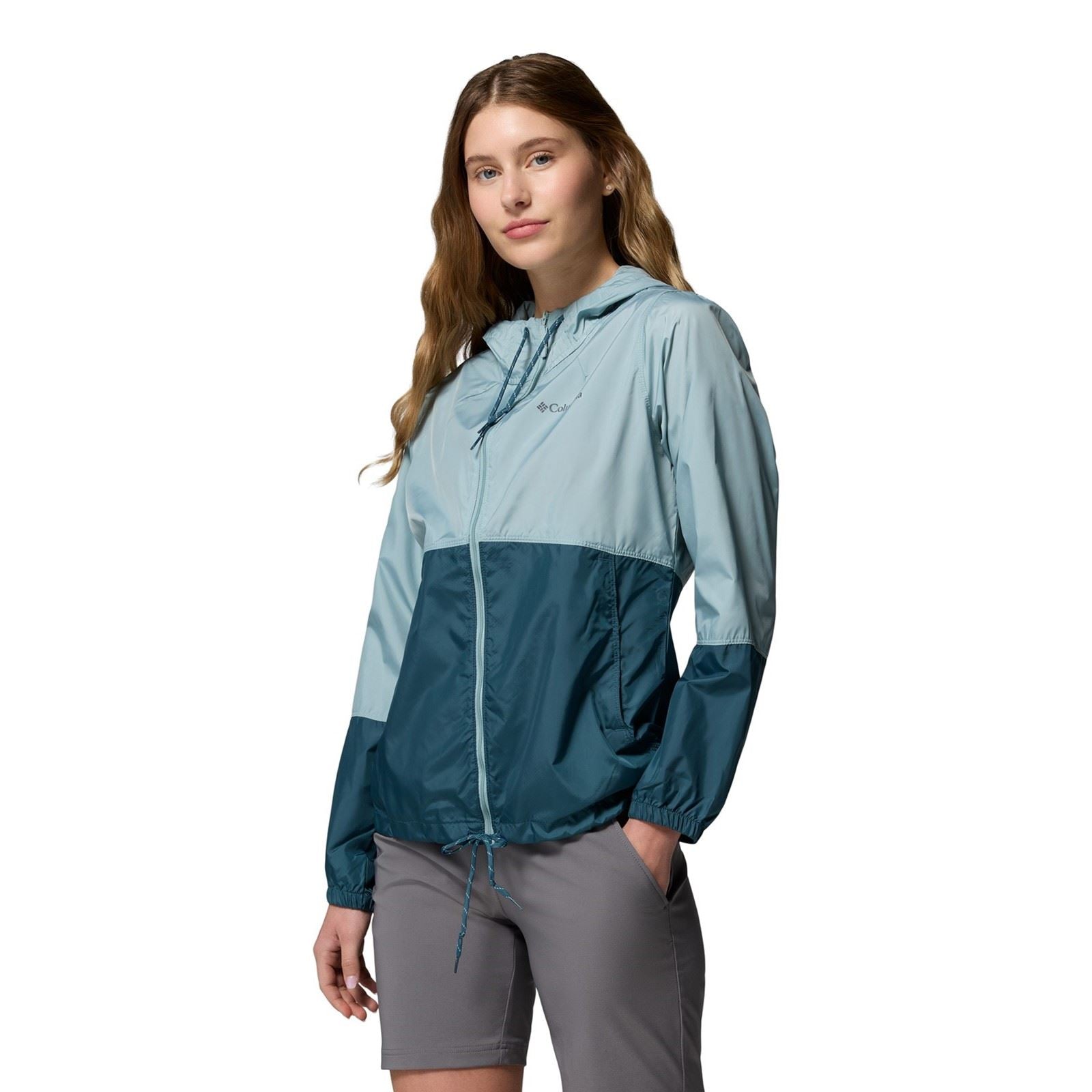 Columbia Flash Forward II Damenblaue Windbreaker-Jacken