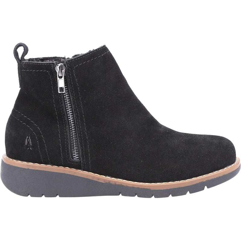 Hush Puppies Libby Damenstiefel Aus Schwarzem Wildleder