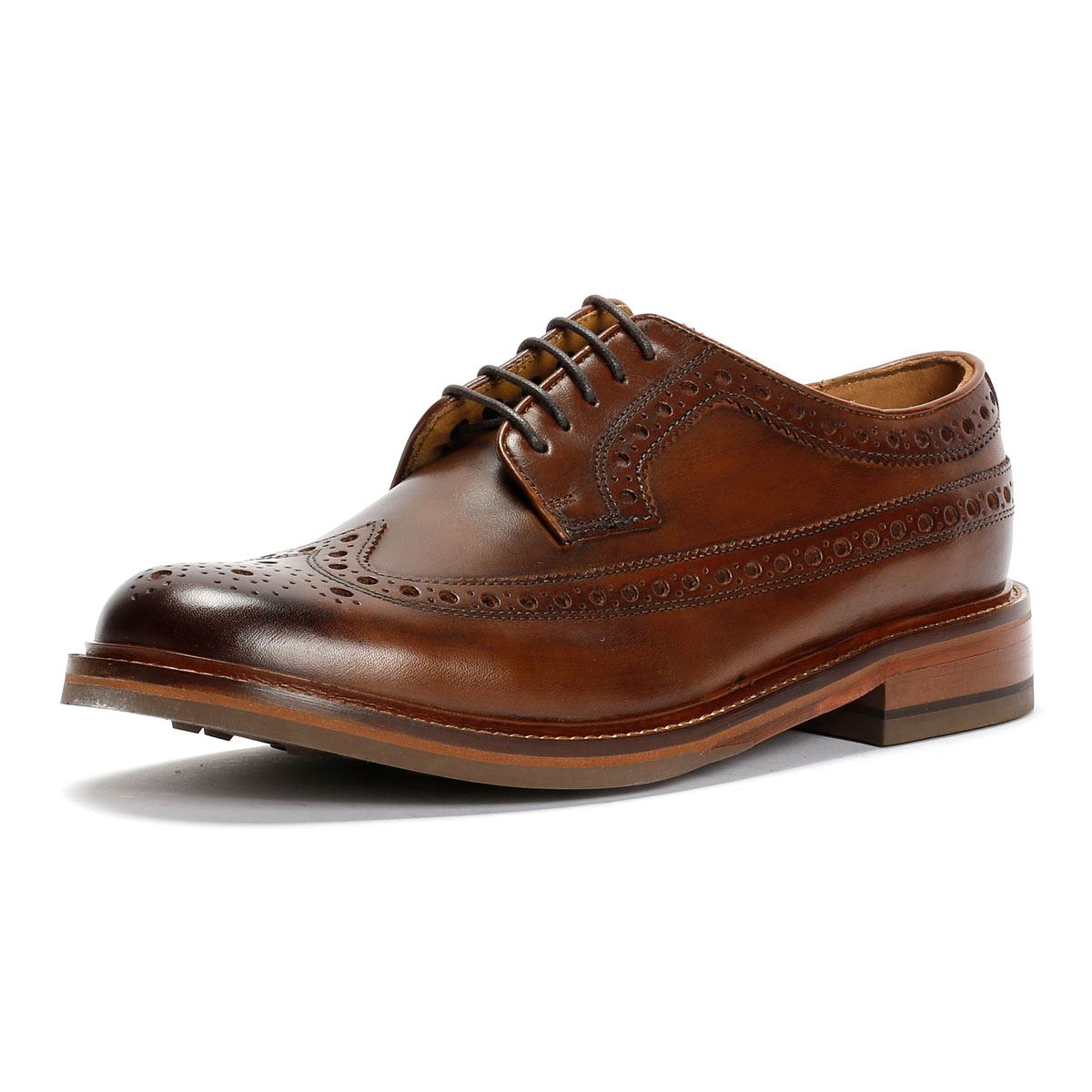 Chapman & Moore Longwing Brogue Country Herren Leder Braune Schnürschuhe