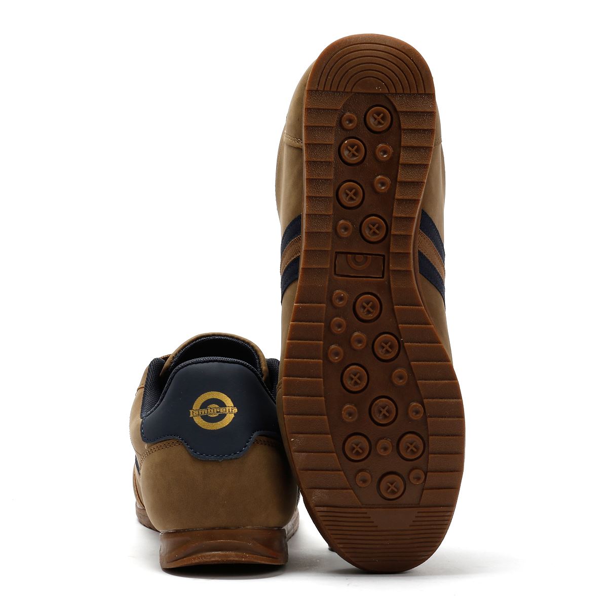 Lambretta Tackle Herren Braune Sneakers