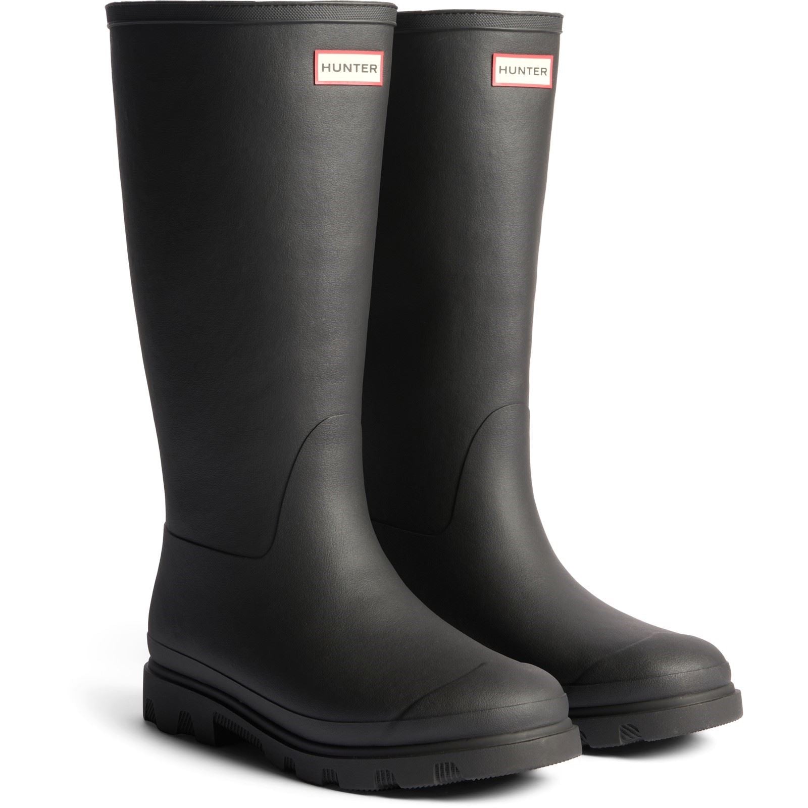 Hunter Downpour Tall Insulated Gummiherren Schwarz Gummistiefel