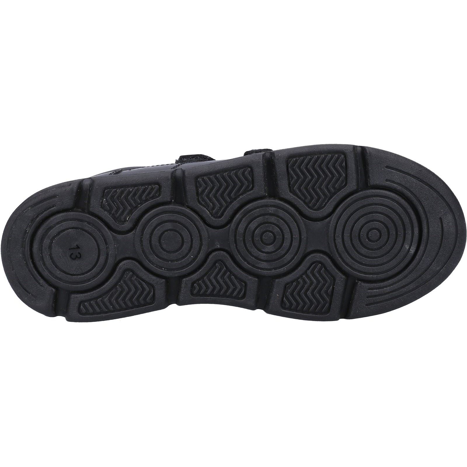 Hush Puppies Lucas SNR Jungen Schwarze Schuhe - Uk 7