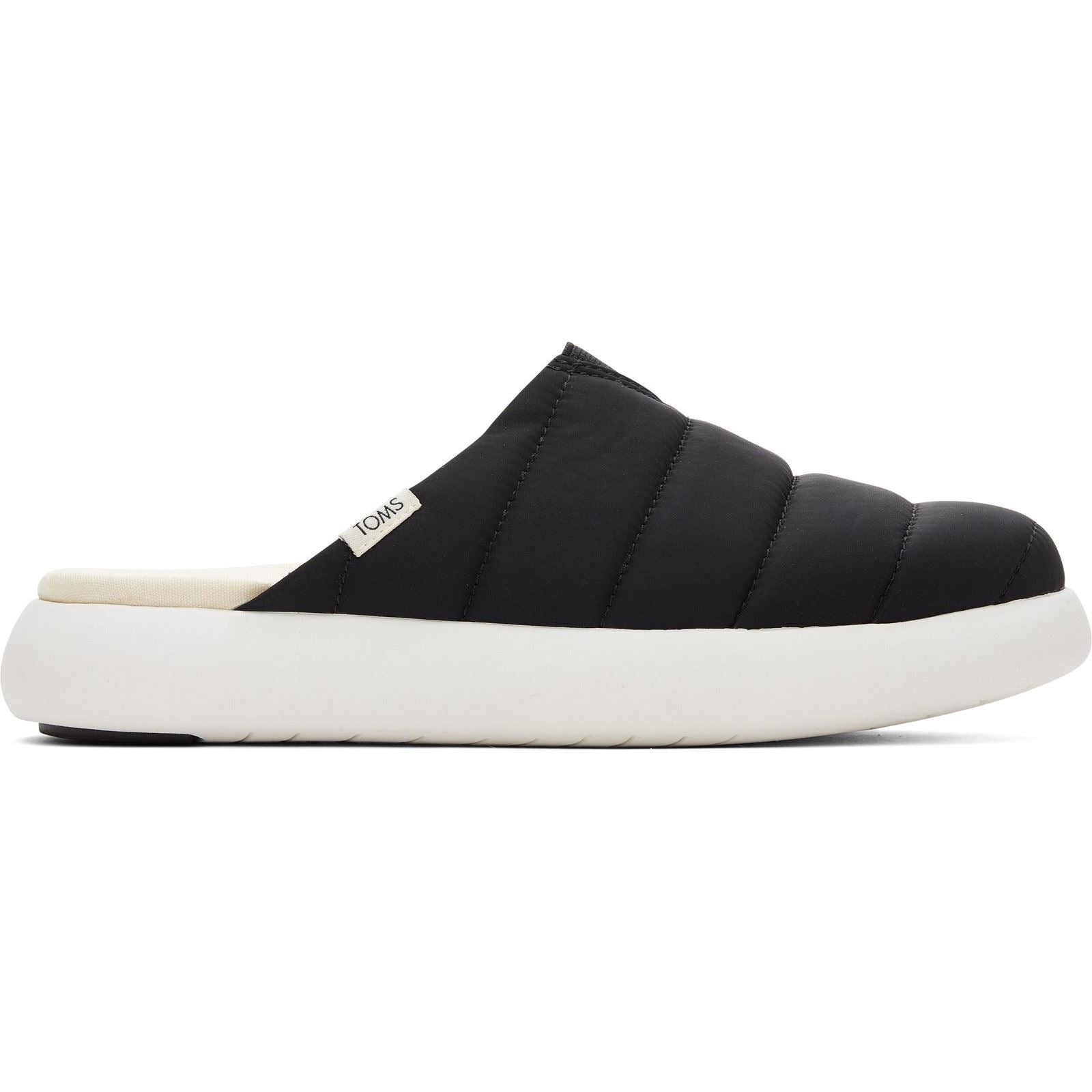 TOMS Alpargata Mallow Nylon Damen Schwarze Pantoletten