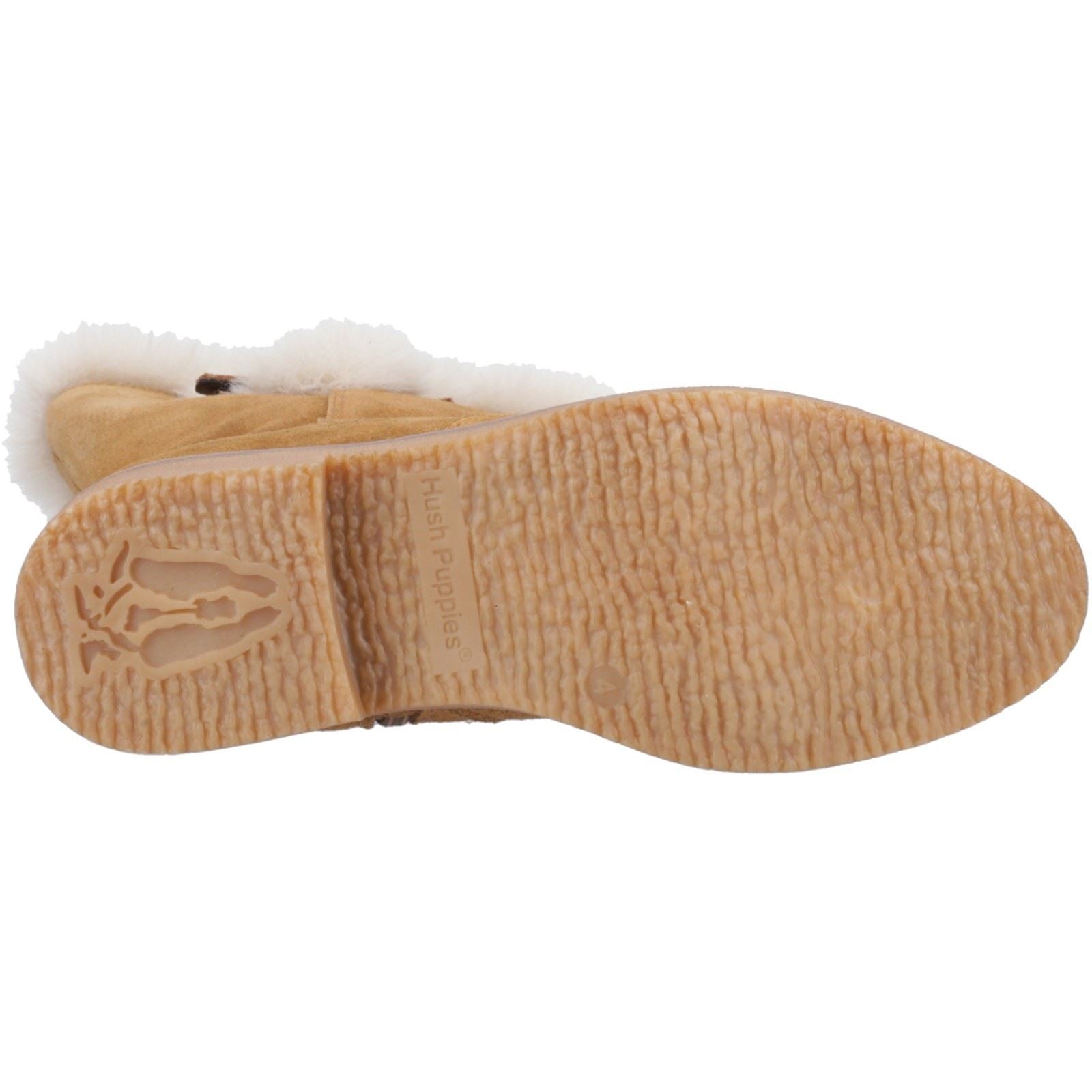 Hush Puppies Millie Wildleder Damen Tan Stiefel