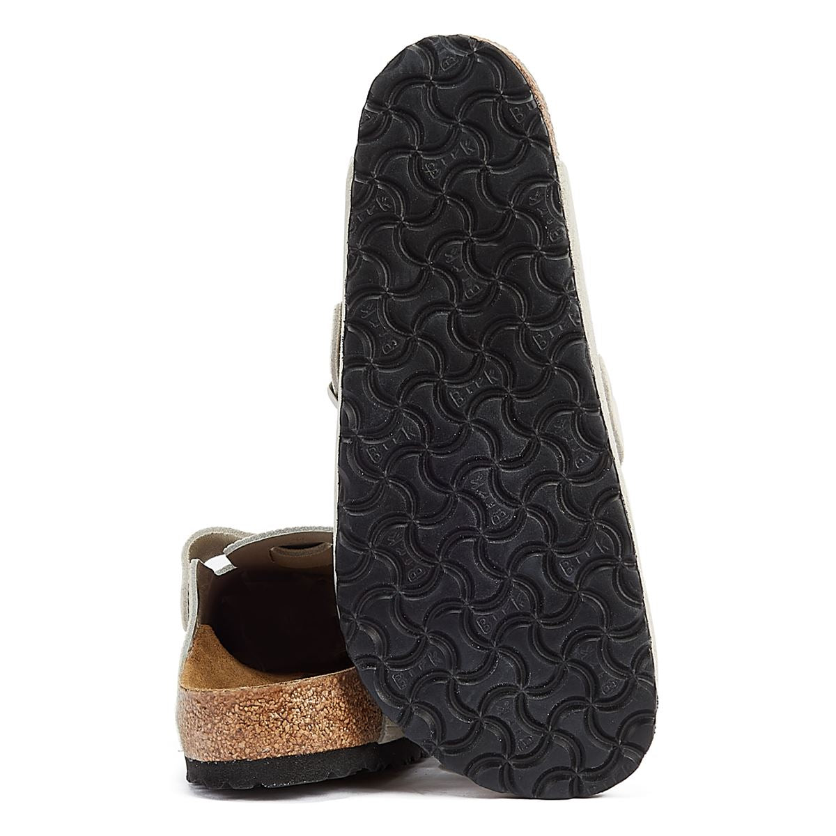 Birkenstock Boston Corduroy Antik Clog Damenschuhe In Weiß, Bequeme Schuhe