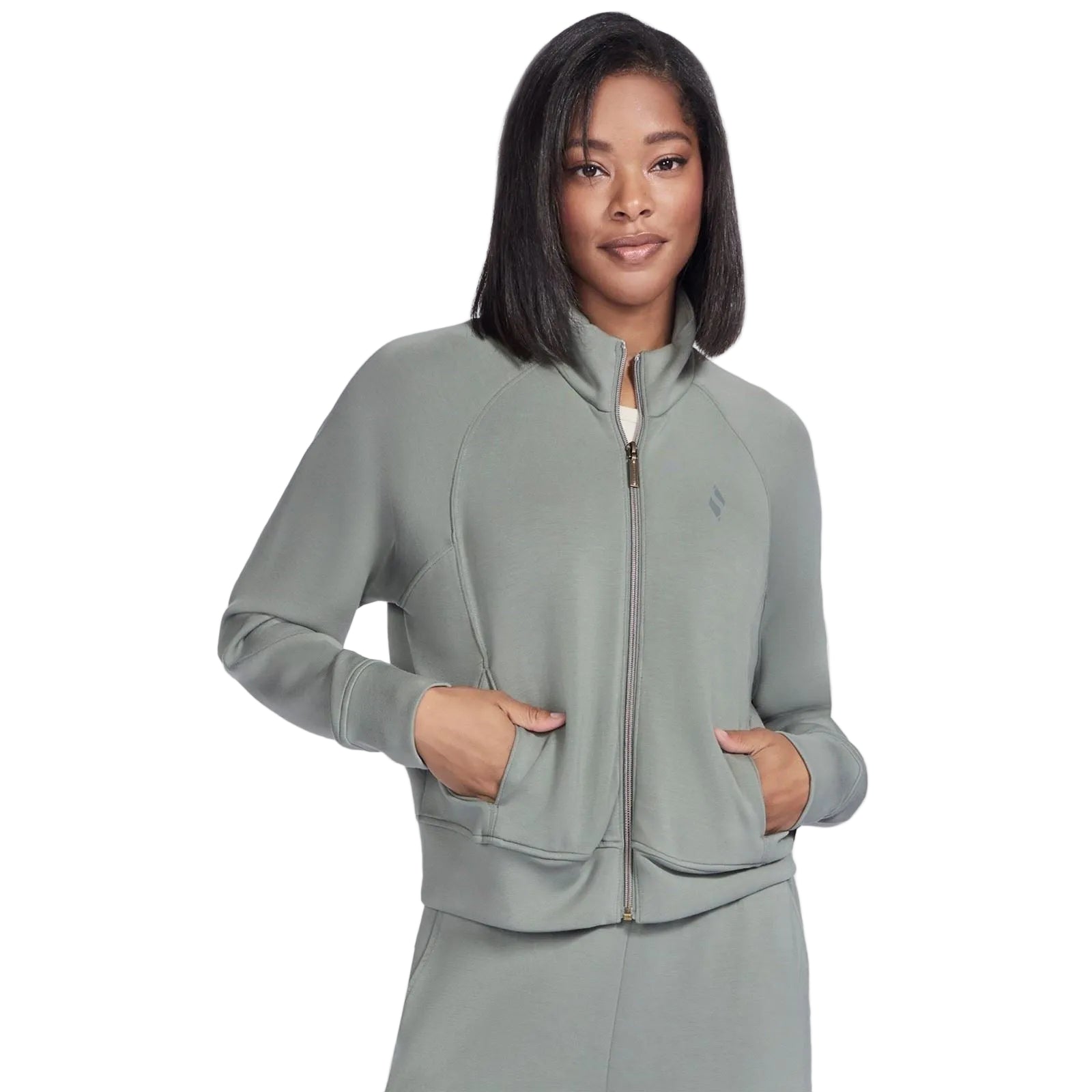 Skechers Skechluxe Elevate Damen-Taupe-Jacke