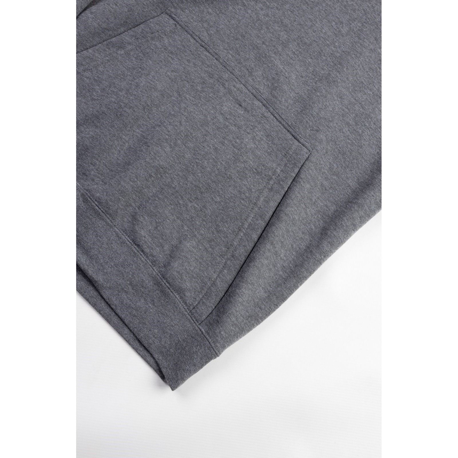 Caterpillar Essentials Polyester Herren Grauer Kapuzenpullover