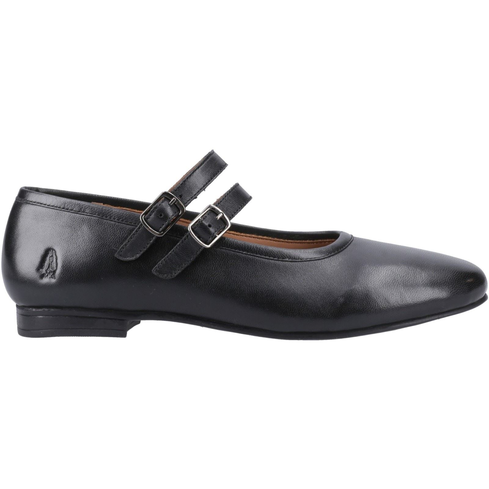 Hush Puppies Nancy Mary Jane Damen Schwarze Farbe Lederschuhe