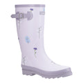 Cotswold Wildflower Tall Damen Gummistiefel In Flieder