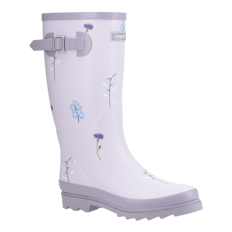 Cotswold Wildflower Tall Damen Gummistiefel In Flieder
