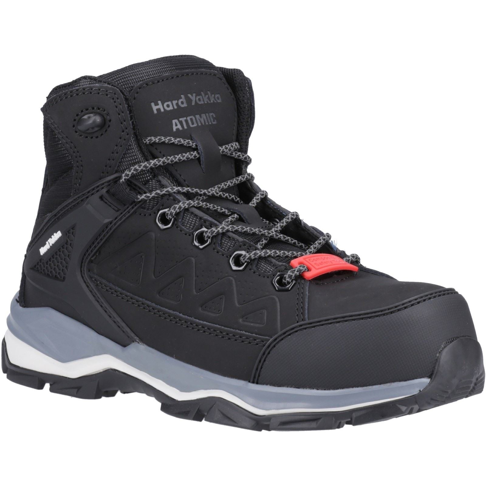 Hard Yakka Atomic Leder Schwarze Sicherheitsstiefel