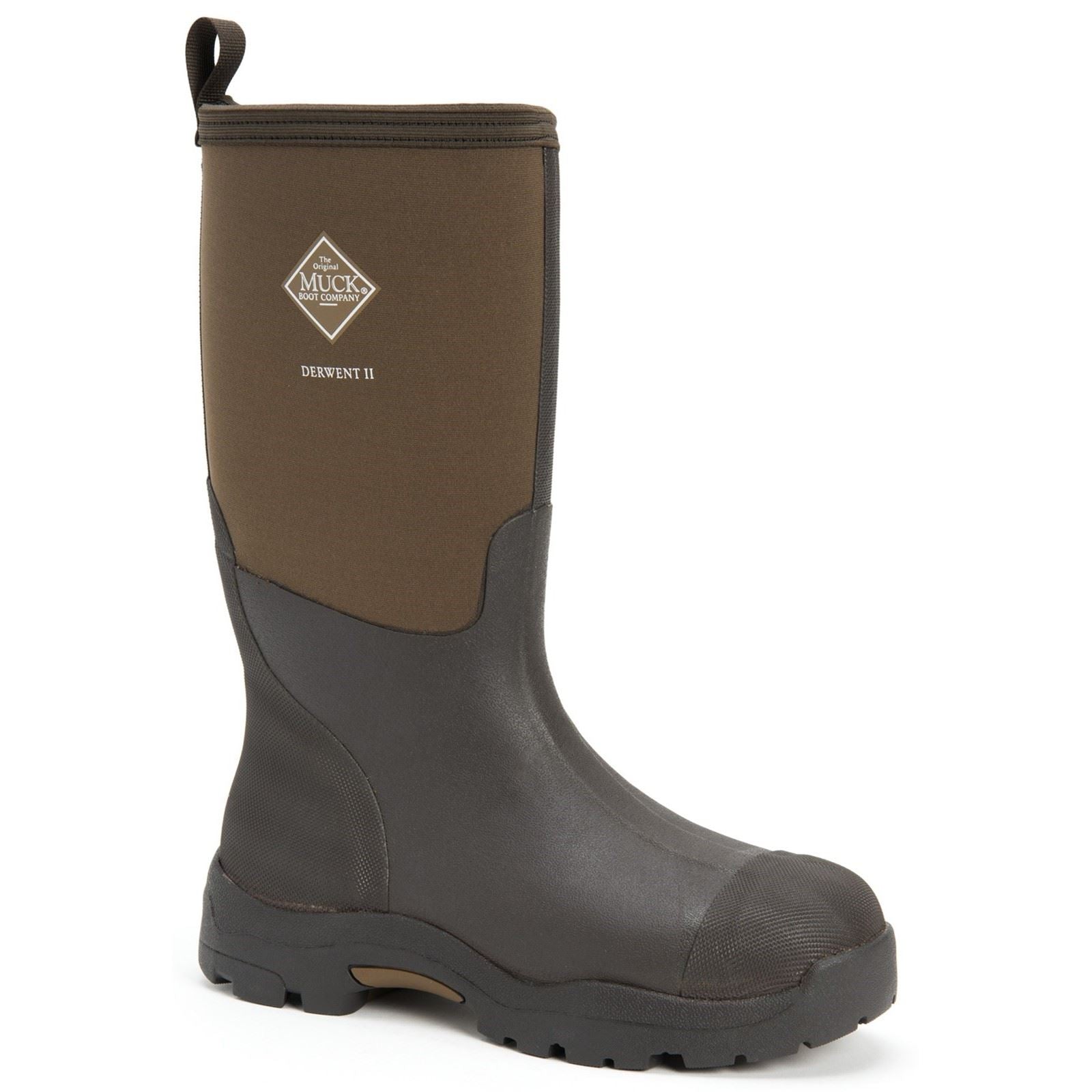 Muck Boots MB Derwent II Gummi Schwarz/Rinde Wellington-Stiefel