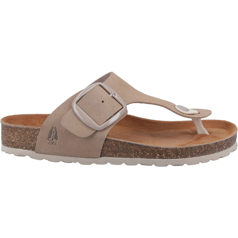 Hush Puppies Billie Damen Sandalen Aus Wildleder In Taupe