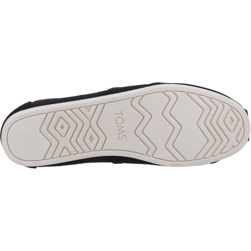 TOMS Alpargata 100% Baumwolle Herren-Schwarze Farbespadrilles