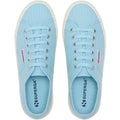 Superga 2740 PLATFORM Damen Sneakers Crystal Azul Aus Baumwolle