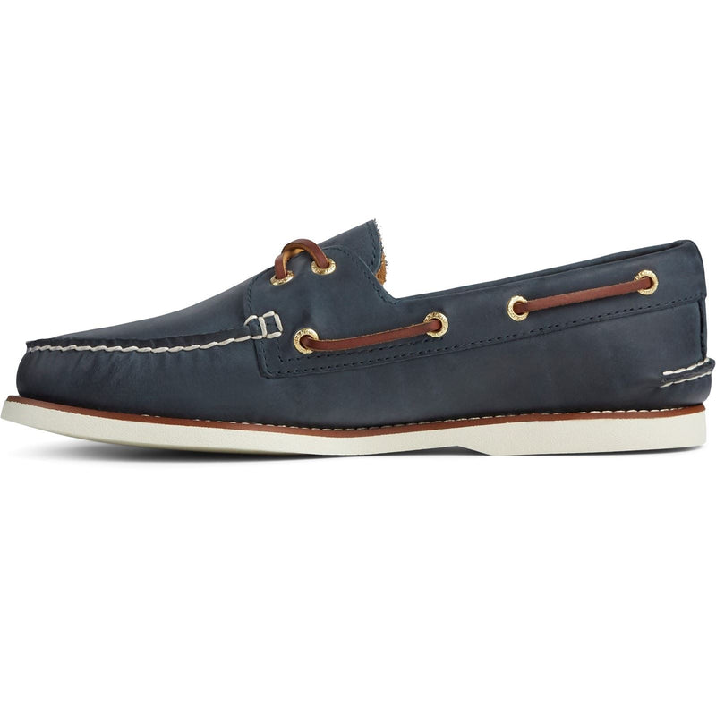 Sperry Authentic Gold Cup Herren Bootsschuhe Aus Leder In Marineblau