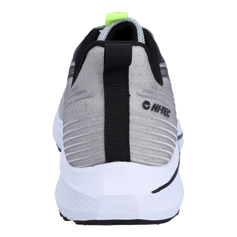 Hi-Tec Santorini Polyester Herren Sneaker In Cool Grey/Schwarz/Acid Lime