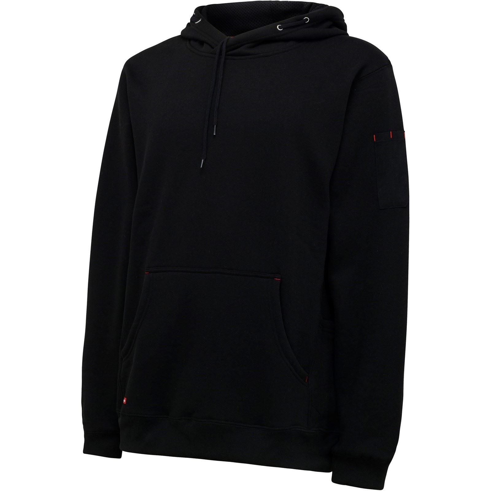 Hard Yakka Brushed Fleece Polyester Herren Schwarz Kapuzenpullover