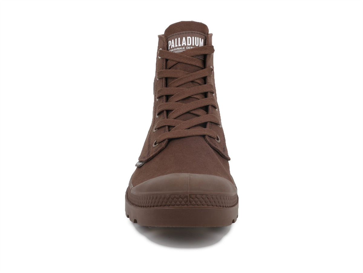 Palladium Mono Chrome Baumwoll Herrenbraune Stiefel