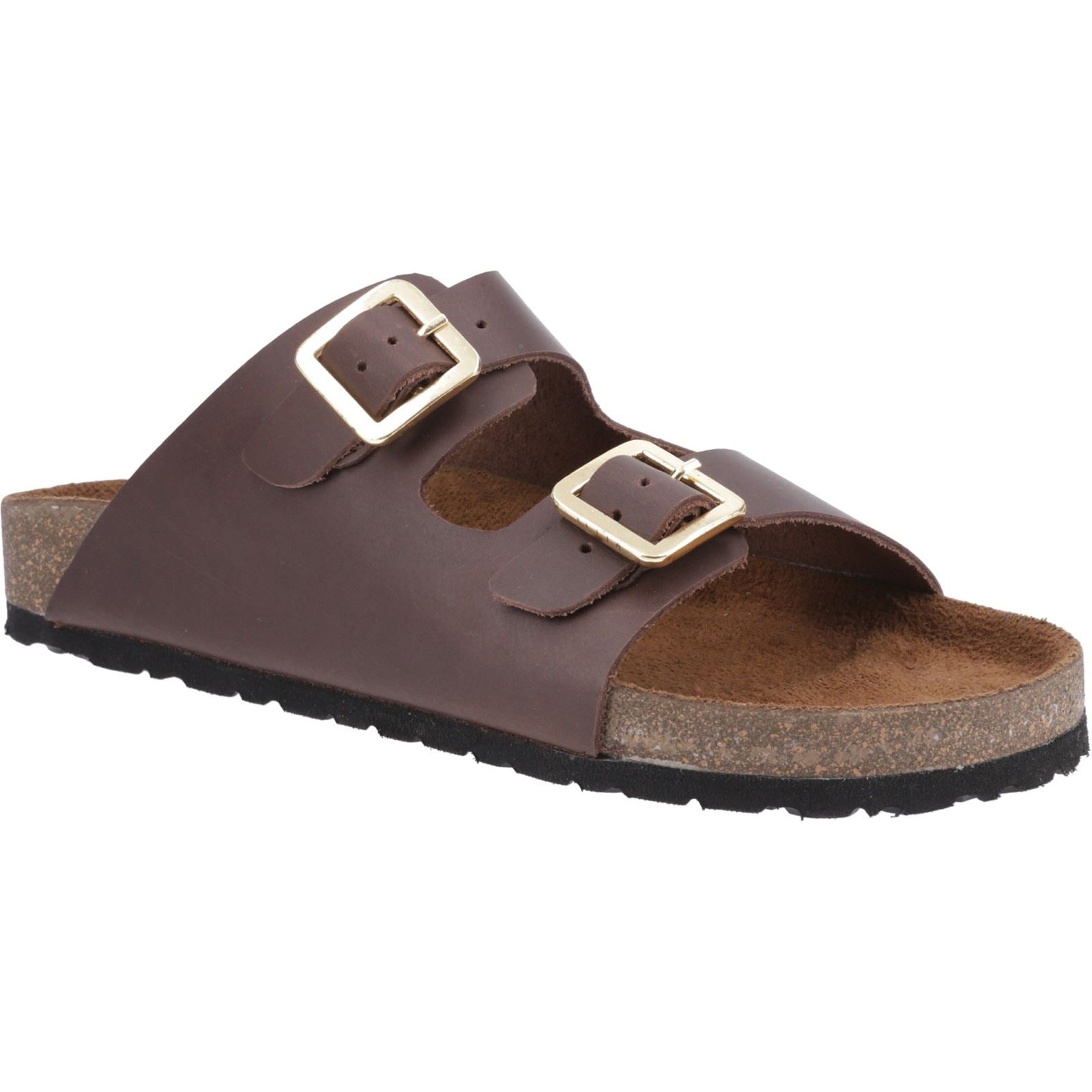 Cotswold Lushill Damen Sandalen Aus Braunem Leder