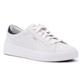 Boss Belwar Tennis Tumble Weiße Ledersneaker Für Herren