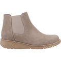 Hush Puppies Leonie Damen Wildleder Stiefeletten in Taupe Flach