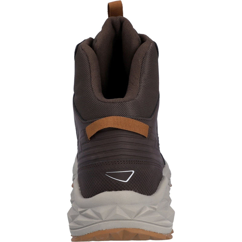 Hi-Tec Fuse Trek Mid Polyester Herren Wanderstiefel In Stahl/Anthrazit/Hellgelb