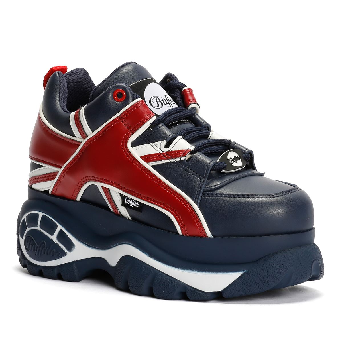 Buffalo 1339-14 Damen Sneaker Aus Blauem Leder