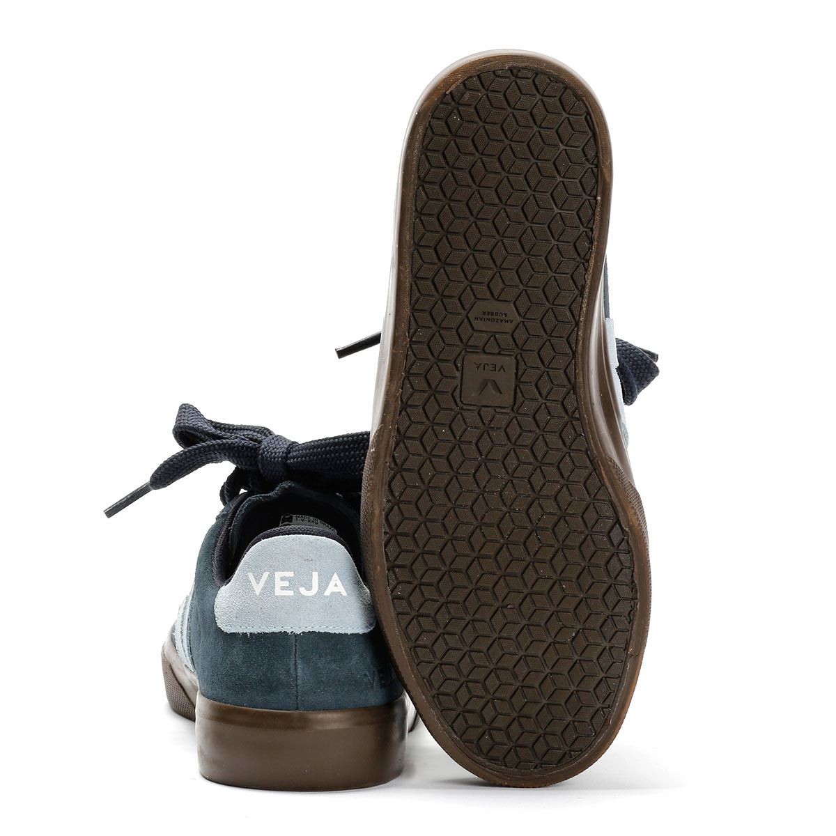 Veja Campo Wildleder Damen Blaue Sneaker