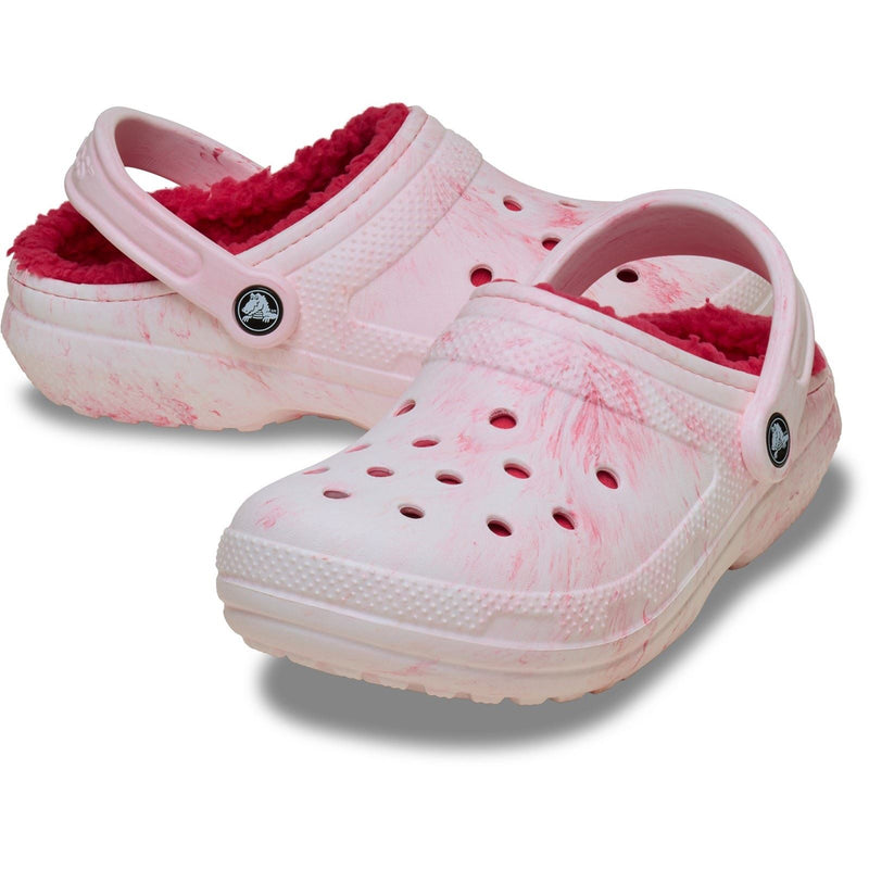 Crocs Classic Lined Clog Thermoplastische Damen-Pulverrosa Clogs