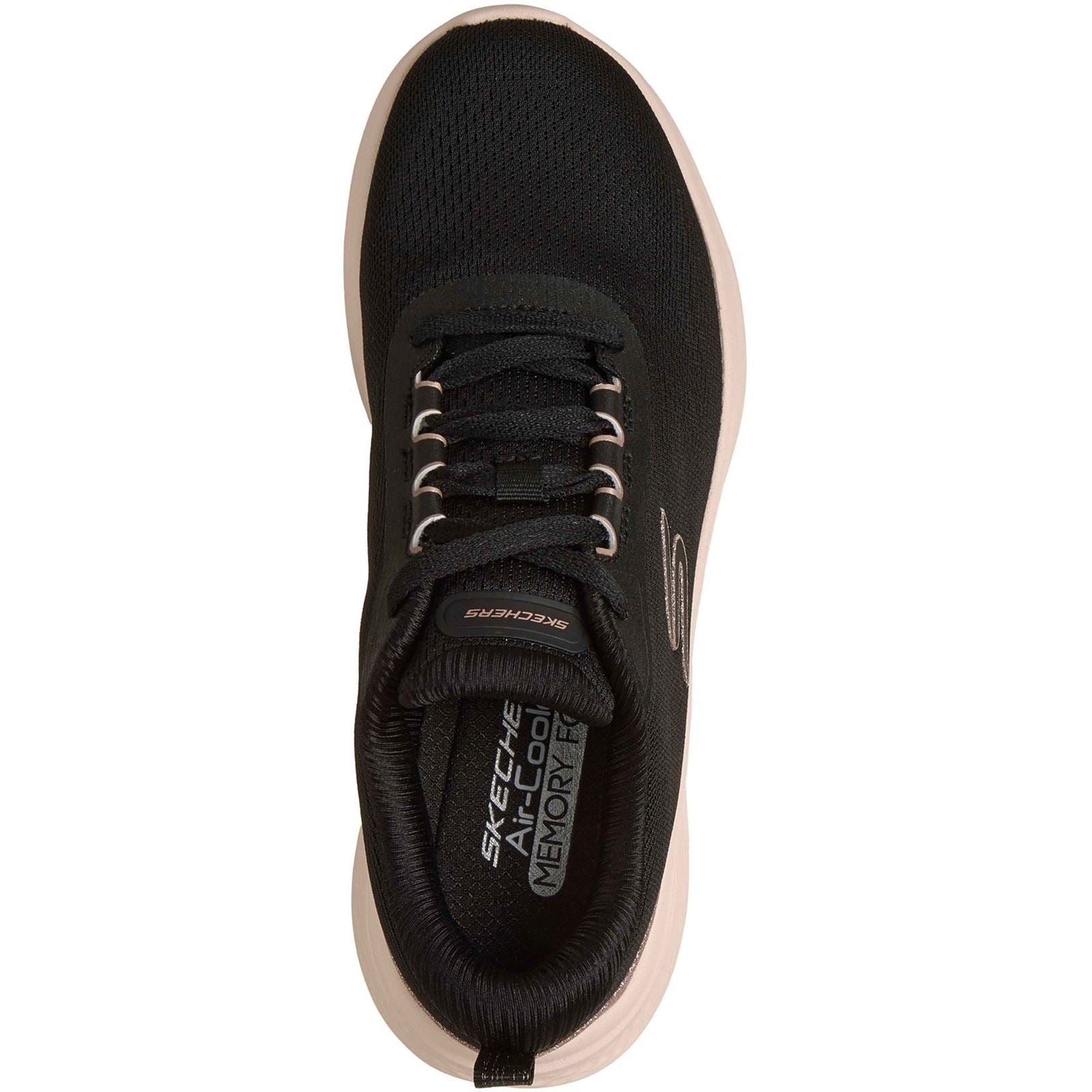 Skechers Skech-Lite Pro 2.0 Polyester Damen Sneakers Schwarz/Roségold