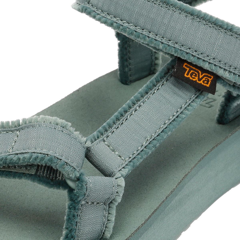 Teva Midform Universal Canvas Damen Sandalen In Grün