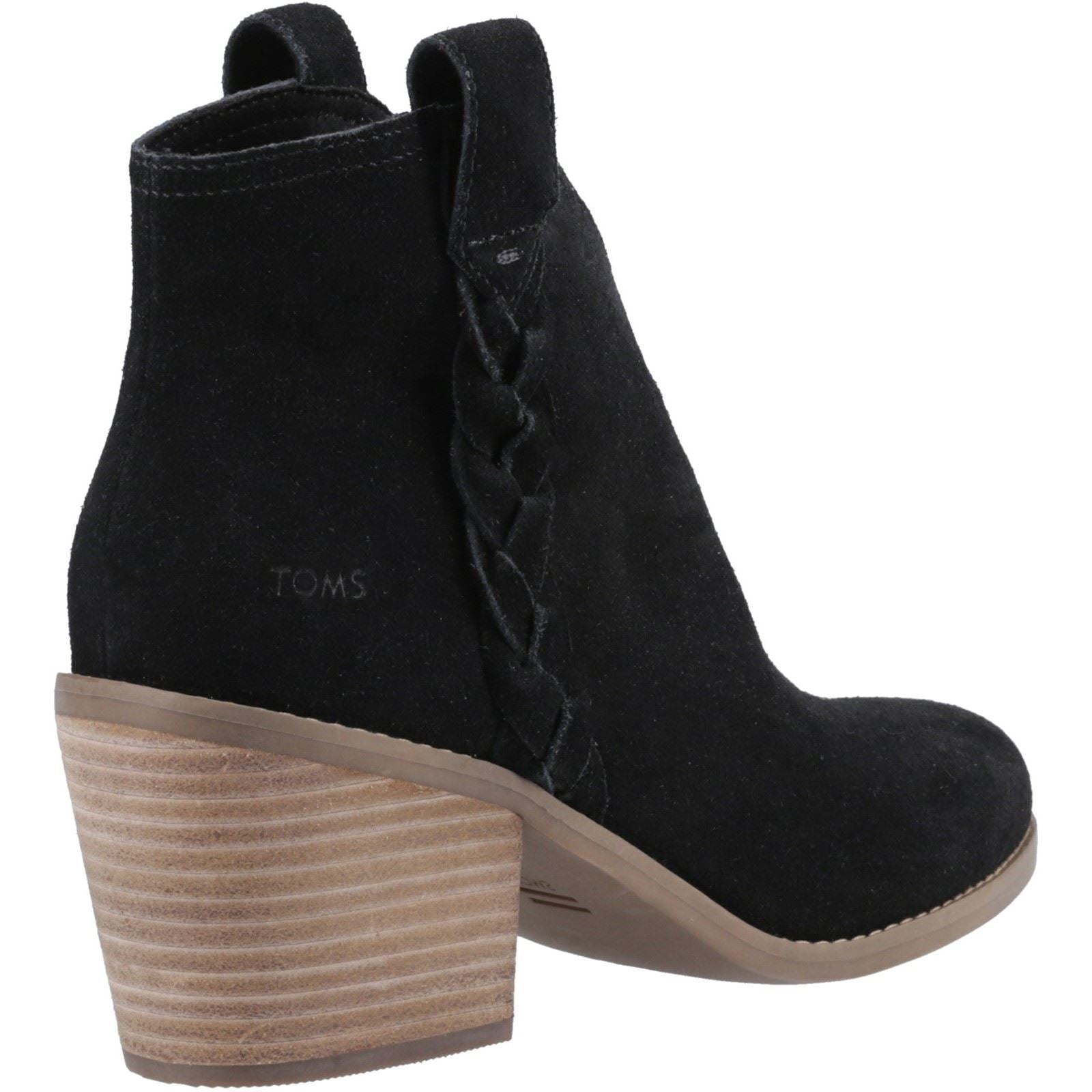 TOMS Constance Leder Damen Schwarze Stiefel