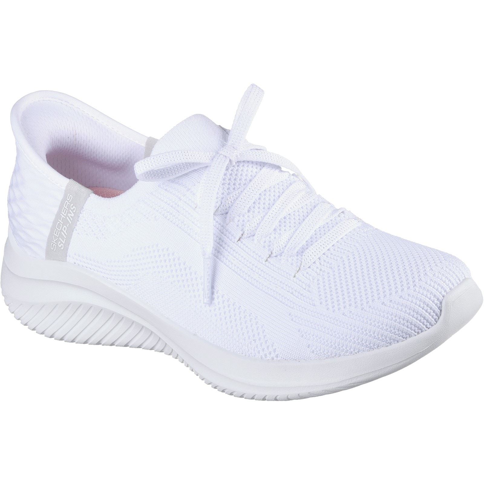 Skechers Ultra Flex 3.0 Brilliant Path Textiler Damen Sneaker In Weiß